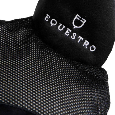Cuffia anti-mosche in cotone antibatterico Equestro Nero / nero