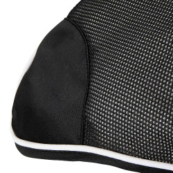 Cuffia anti-mosche in cotone antibatterico Equestro Nero / nero