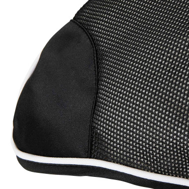 Cuffia anti-mosche in cotone antibatterico Equestro Nero / nero