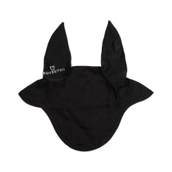 Cuffia anti-mosche collezione basic con orecchie elastiche Equestro Nero