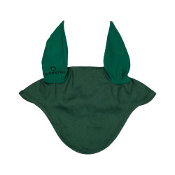 Cuffia anti-mosche collezione basic con orecchie elastiche Equestro Verde