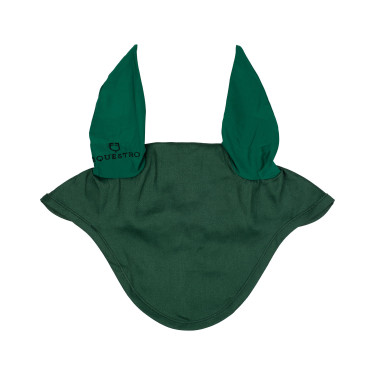 Cuffia anti-mosche collezione basic con orecchie elastiche Equestro Verde