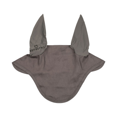 Cuffia anti-mosche collezione basic con orecchie elastiche Equestro Grigio