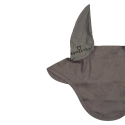 Cuffia anti-mosche collezione basic con orecchie elastiche Equestro Grigio