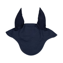 Cuffia anti-mosche collezione basic con orecchie elastiche Equestro Marina Blu marino