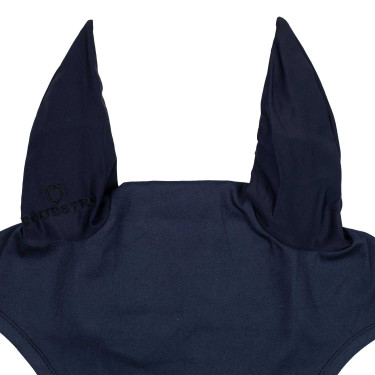 Cuffia anti-mosche collezione basic con orecchie elastiche Equestro Marina Blu marino