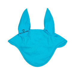 Cuffia anti-mosche collezione basic con orecchie elastiche Equestro Turchese Blu