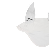 Cuffia anti-mosche collezione basic con orecchie elastiche Equestro Bianco