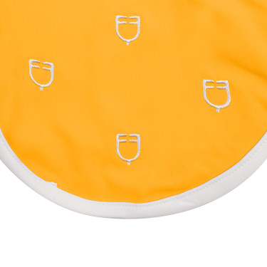 Cuffia anti-mosche con logo multicolore White Line Edition Equestro Giallo