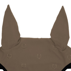 Cuffia anti-mosche con logo multicolore Black Line Edition Equestro Cuffia anti-mosche con logo multicolore Black Line Edition Equestro