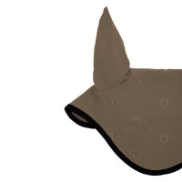 Cuffia anti-mosche con logo multicolore Black Line Edition Equestro Asfalto / nero Cuffia anti-mosche con logo multicolore Black Line Edition Equestro Asfalto / nero