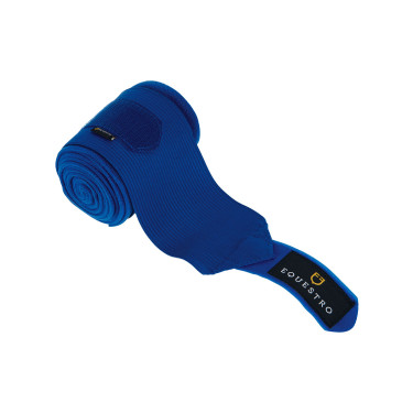 Fasce da lavoro in pile ed elastiche traspiranti set da 4 Equestro Blu reale