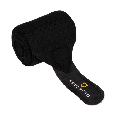 Bende da riposo in lana confezione da 4 Equestro Nero