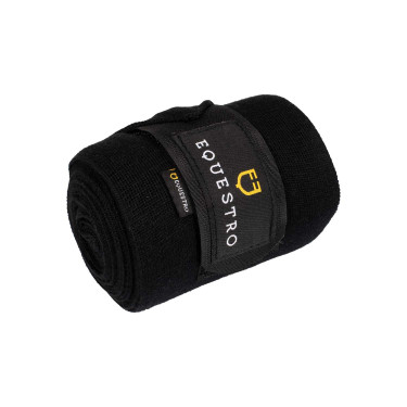 Bende da riposo in lana confezione da 4 Equestro Nero