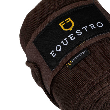 Bende da riposo in lana confezione da 4 Equestro Marrone