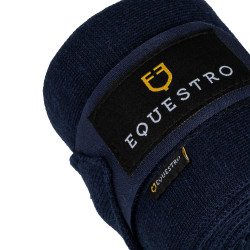 Bende da riposo in lana confezione da 4 Equestro Marina Blu marino