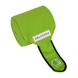 Fasce polo traspiranti pony Trim confezione da 4 Equestro Limone / nero Giallo