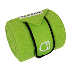 Fasce polo traspiranti pony Trim confezione da 4 Equestro Limone / nero Giallo