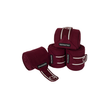 Bandas de polo para pony con logo bordado Diamond en juego de 4 Equestro