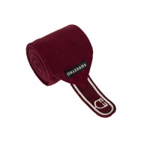 Bandas de polo para pony con logo bordado Diamond en juego de 4 Equestro Bianco Bandas de polo para pony con logo bordado Diamond en juego de 4 Equestro Bianco