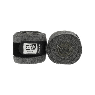 Fasce da polo in lana vergine con gel Acavallo a coppia Fasce da polo in lana vergine con gel Acavallo a coppia