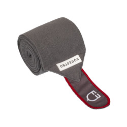 Fasce da polo con chiusura in velcro Trim set da 4 Equestro Grigio / rosso