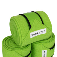 Fasce da polo con chiusura in velcro Trim set da 4 Equestro Limone / nero Giallo