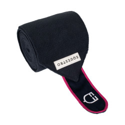 Fasce da polo con chiusura in velcro Trim set da 4 Equestro Marina / fucsia Blu