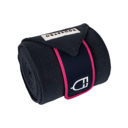 Fasce da polo con chiusura in velcro Trim set da 4 Equestro Marina / fucsia Blu