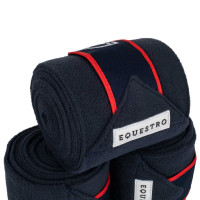 Fasce da polo con chiusura in velcro Trim set da 4 Equestro Limone / nero Giallo