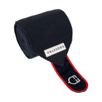 Fasce da polo con chiusura in velcro Trim set da 4 Equestro Limone / nero Giallo