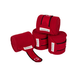 Fasce da polo con chiusura in velcro Trim set da 4 Equestro Rosso / Nero Fasce da polo con chiusura in velcro Trim set da 4 Equestro Rosso / Nero
