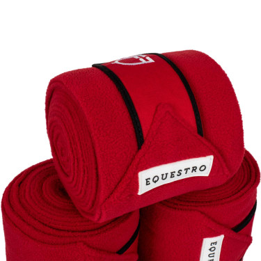 Fasce da polo con chiusura in velcro Trim set da 4 Equestro Rosso / Nero Fasce da polo con chiusura in velcro Trim set da 4 Equestro Rosso / Nero