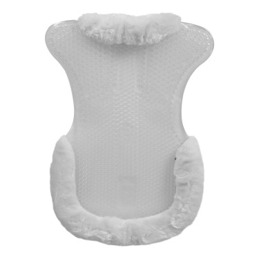 Ammortizzatore terapeutico in gel con rialzo anteriore in lana ecologica Acavallo Ammortizzatore terapeutico in gel con rialzo anteriore in lana ecologica Acavallo