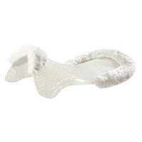 Ammortizzatore terapeutico in gel con rialzo anteriore in lana ecologica Acavallo Trasparente / naturale Ammortizzatore terapeutico in gel con rialzo anteriore in lana ecologica Acavallo Trasparente / naturale