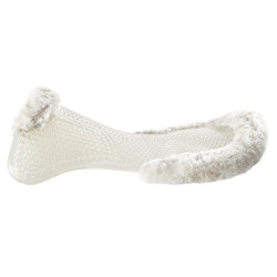 Ammortizzatore terapeutico in gel con rialzo anteriore in lana ecologica Acavallo Trasparente / naturale