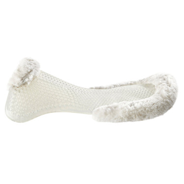 Ammortizzatore terapeutico in gel con rialzo anteriore in lana ecologica Acavallo Trasparente / naturale