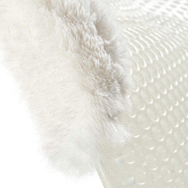 Ammortizzatore terapeutico in gel con rialzo anteriore in lana ecologica Acavallo Trasparente / naturale