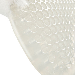 Ammortizzatore terapeutico in gel con rialzo anteriore in lana ecologica Acavallo Trasparente / naturale