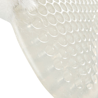 Ammortizzatore terapeutico in gel con rialzo anteriore in lana ecologica Acavallo Trasparente / naturale