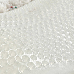 Ammortizzatore terapeutico in gel con rialzo anteriore in lana ecologica Acavallo Trasparente / naturale