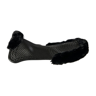 Ammortizzatore terapeutico in gel con rialzo posteriore in lana ecologica Acavallo Nero / nero Ammortizzatore terapeutico in gel con rialzo posteriore in lana ecologica Acavallo Nero / nero