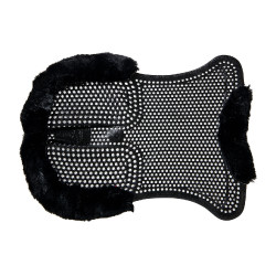 Ammortizzatore terapeutico in gel con rialzo posteriore in lana ecologica Acavallo Nero / nero Ammortizzatore terapeutico in gel con rialzo posteriore in lana ecologica Acavallo Nero / nero