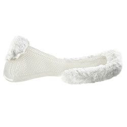 Ammortizzatore terapeutico in gel ritagliato in lana ecologica Acavallo Trasparente / bianco