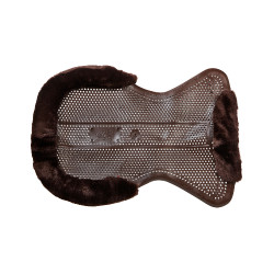 Ammortizzatore terapeutico in gel ritagliato in lana ecologica Acavallo Marrone / marrone