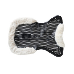 Ammortizzatore terapeutico in gel ritagliato in lana ecologica Acavallo Nero / naturale