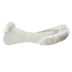 Ammortizzatore traspirante in gel con inserto in lana di pecora Acavallo Trasparente / bianco