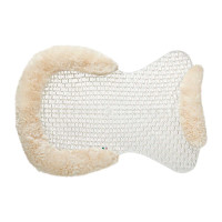 Ammortizzatore traspirante in gel con inserto in lana di pecora Acavallo Trasparente / naturale