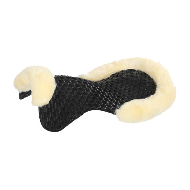Ammortizzatore traspirante in gel con inserto in lana di pecora Acavallo Nero / naturale