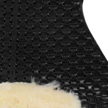 Ammortizzatore traspirante in gel con inserto in lana di pecora Acavallo Nero / naturale